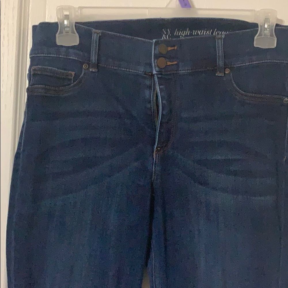 Dark wash High Waisted Pants